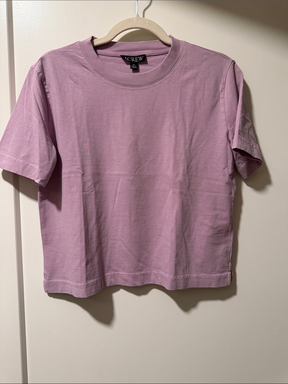 J. Crew Lilac Crewneck Short Sleeve Tee